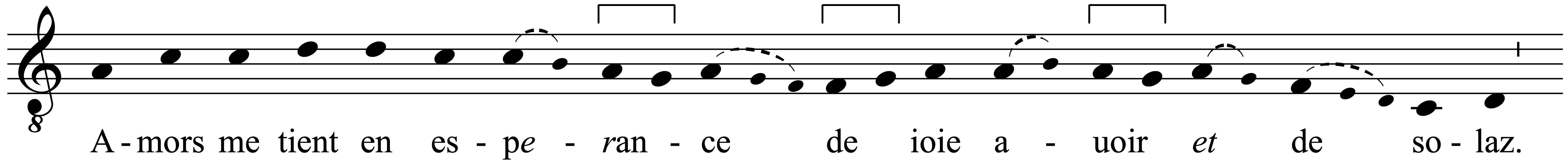 Work musical notation